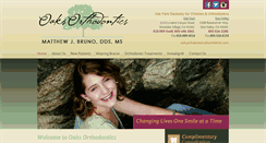 Desktop Screenshot of oaksorthodontics.com